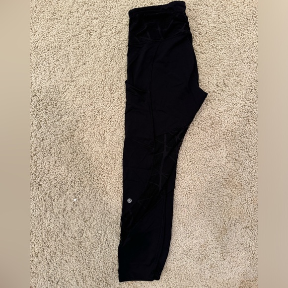 Lululemon lace detail running tights - Picture 2 of 2